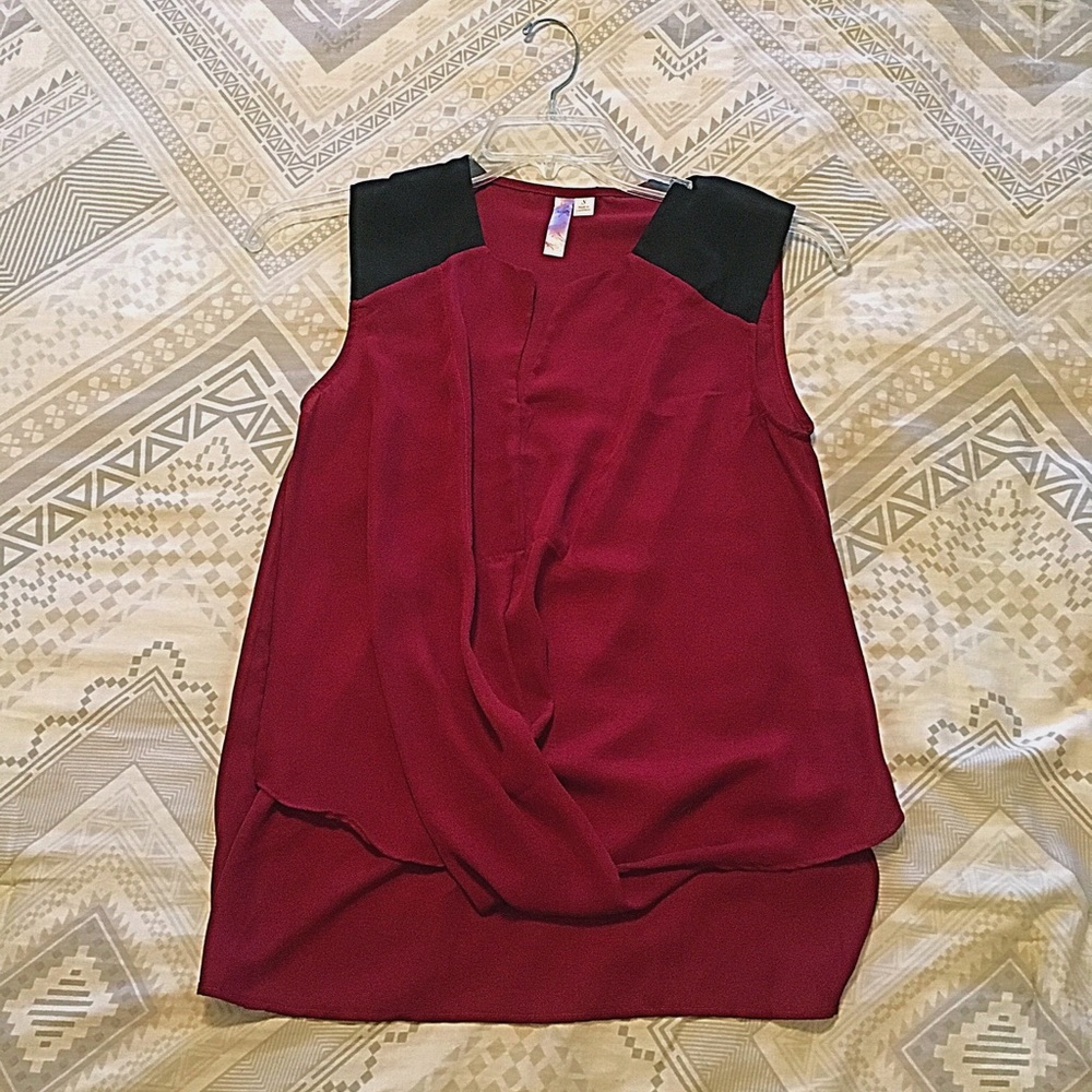 Maroon Tank Top